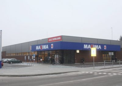 Shopping centre “MAXIMA” in Skuodas